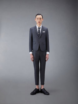 TWILL HIGH ARMHOLE SUIT AND TIE