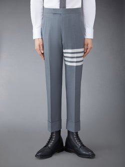 PLAIN WEAVE 4-BAR TROUSERS