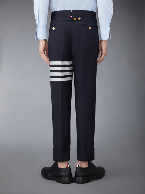 PLAIN WEAVE 4-BAR TROUSERS