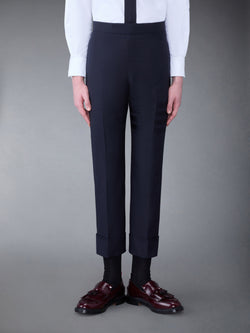 PLAIN WEAVE 4-BAR TROUSERS