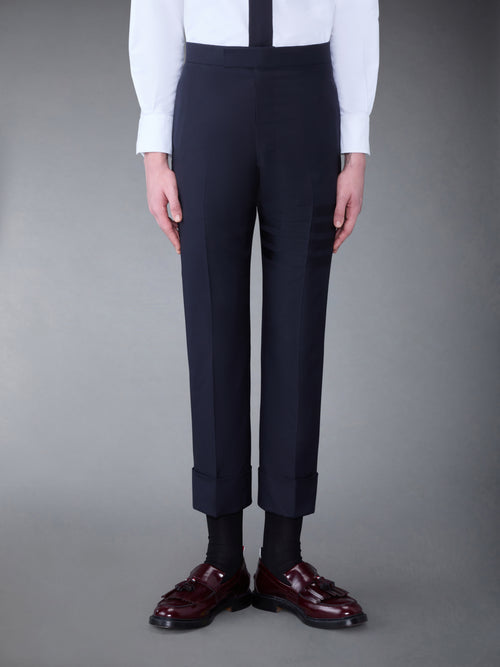 PLAIN WEAVE 4-BAR TROUSERS