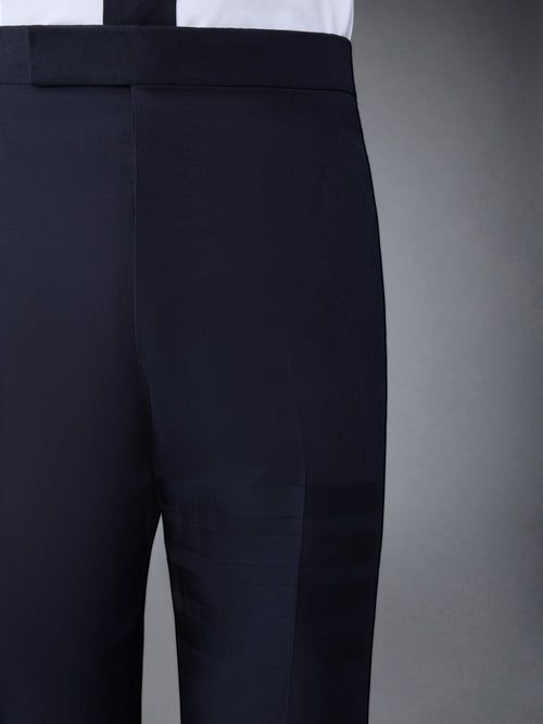 PLAIN WEAVE 4-BAR TROUSERS