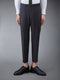 TWILL LOW RISE TROUSERS - CHARCOAL