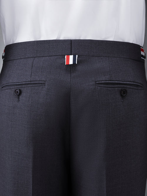 TWILL LOW RISE TROUSERS