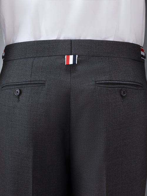 TWILL LOW RISE TROUSERS