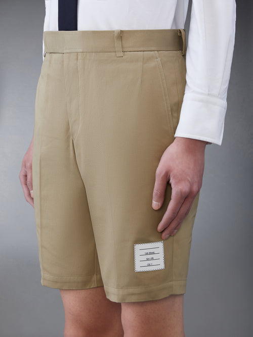 COTTON TWILL CHINO SHORTS