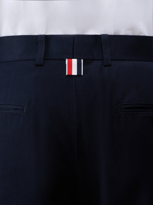 COTTON TWILL 4-BAR UNCONSTRUCTED CHINO TROUSERS