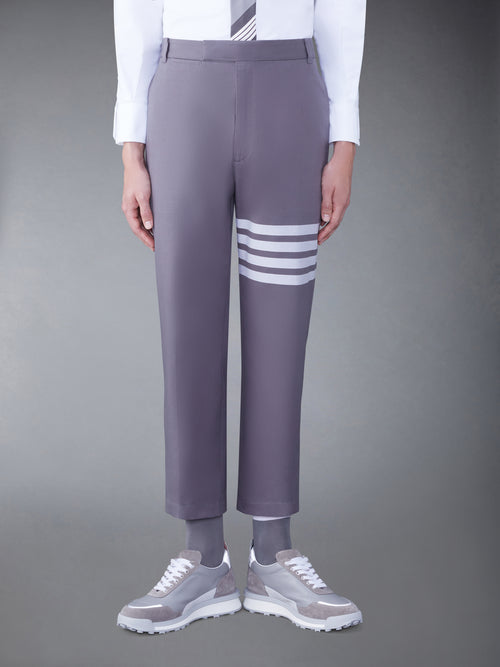 COTTON 4-BAR STRAIGHT LEG TROUSER