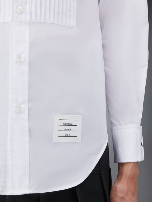 POPLIN FRENCH CUFF TUXEDO SHIRT