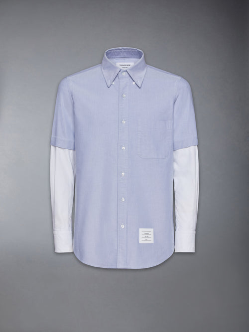 OXFORD STACKED SLEEVE SHIRT