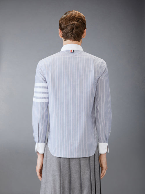 OXFORD 4-BAR SHADOW PINSTRIPE SHIRT