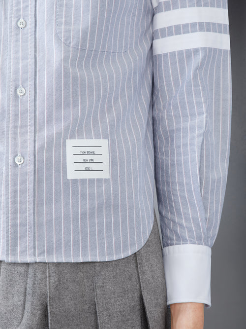 OXFORD 4-BAR SHADOW PINSTRIPE SHIRT