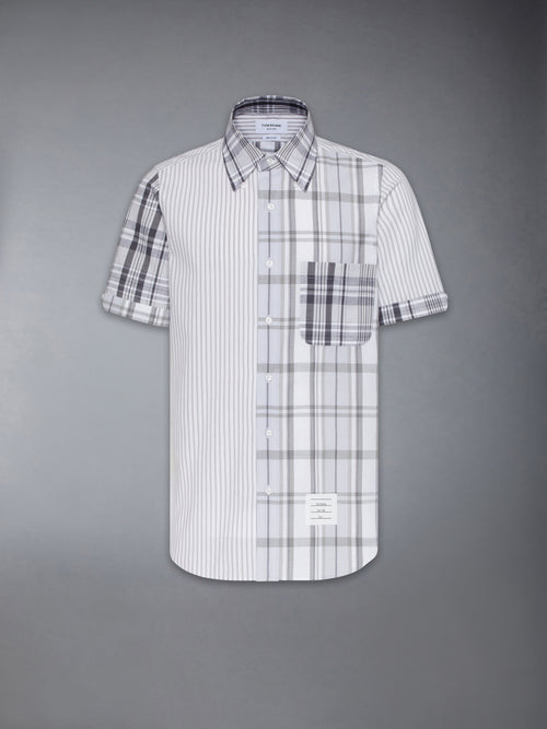 FUNMIX MADRAS COTTON SHORT SLEEVE SHIRT