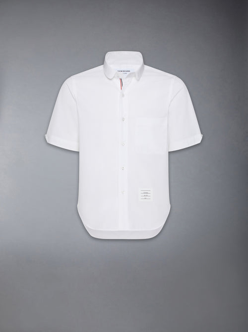 POPLIN ROUND HEM SHIRT