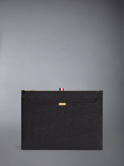 PEBBLE GRAIN LOCK MEDIUM DOCUMENT HOLDER