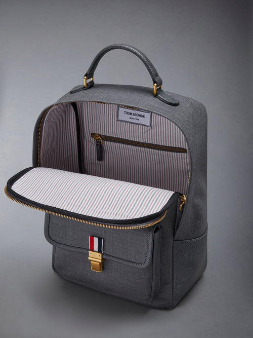 Super 120's Twill Front Pocket School Backpack