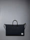 POLY TWILL DUFFLE BAG - BLACK