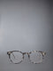 ACETATE ROUND EYEGLASSES - DARK GREY