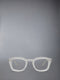 ACETATE RECTANGULAR EYEGLASSES - CLEAR / TRANSPARENT