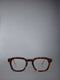 ACETATE RECTANGULAR EYEGLASSES - MED BROWN