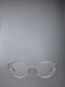 ACETATE ROUND EYEGLASSES - CLEAR / TRANSPARENT