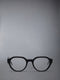 ACETATE ROUND EYEGLASSES - BLACK