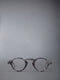 ACETATE ROUND EYEGLASSES - DARK GREY