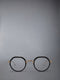 ACETATE AND TITANIUM ROUND EYEGLASSES - BLACK