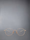 TITANIUM ROUND EYEGLASSES - ROSE GOLD