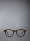 TOKYO TORTOISE ACETATE RECTANGULAR EYEGLASSES - DARK BROWN