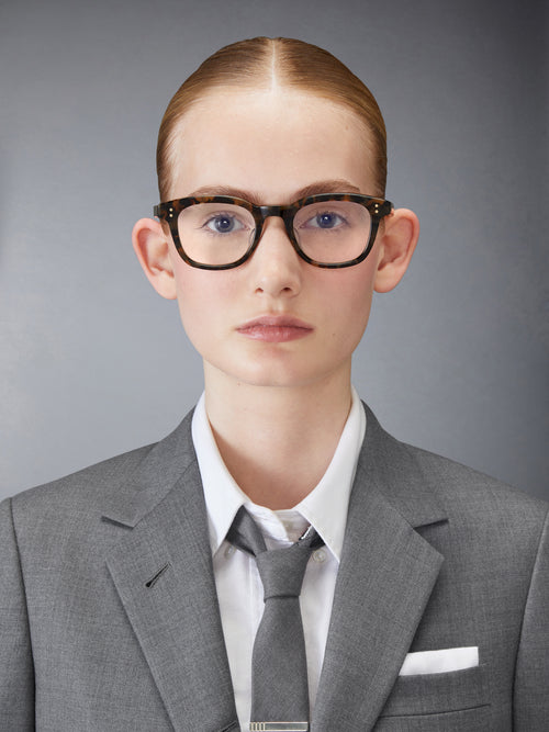 TOKYO TORTOISE ACETATE RECTANGULAR EYEGLASSES