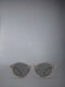 ACETATE AND TITANIUM ROUND SUNGLASSES - LIGHT GREY