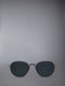 TITANIUM ROUND SUNGLASSES - BLACK