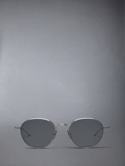 TITANIUM ROUND SUNGLASSES