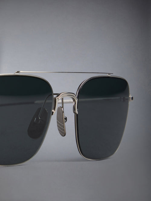 TITANIUM AVIATOR SUNGLASSES