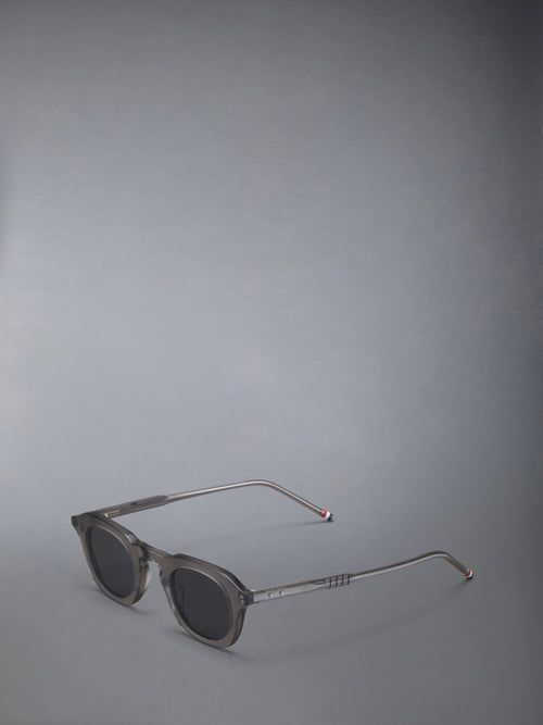 ACETATE OVAL SUNGLASSES