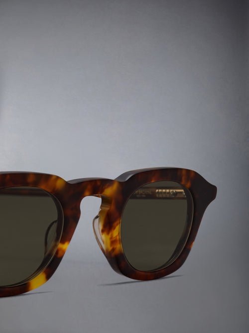 ACETATE OVAL SUNGLASSES