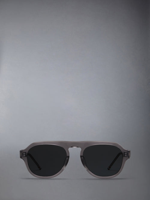 ACETATE OVAL SUNGLASSES