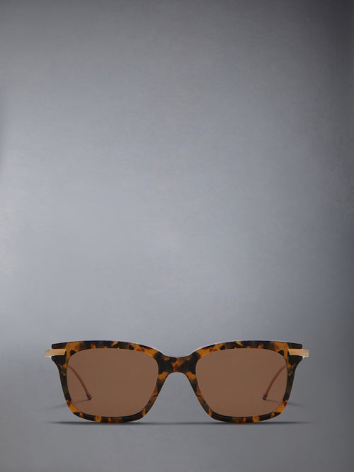 ACETATE AND TITANIUM AVIATOR SUNGLASSES