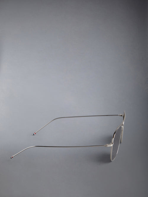 TITANIUM SQUARED AVIATOR SUNGLASSES