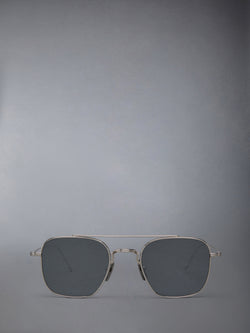 TITANIUM SQUARED AVIATOR SUNGLASSES