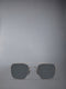 TITANIUM SQUARED AVIATOR SUNGLASSES - SILVER