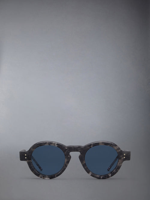 TORTOISE ACETATE ROUND SUNGLASSES