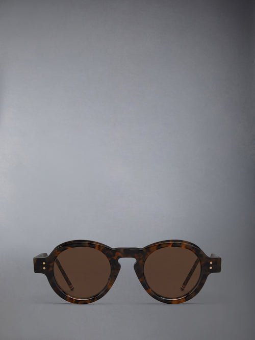 TOKYO TORTOISE ACETATE ROUND SUNGLASSES