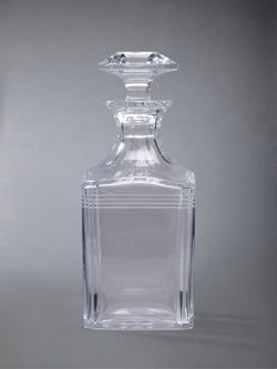 CRYSTAL 4-BAR BACCARAT WHISKEY CARAFE