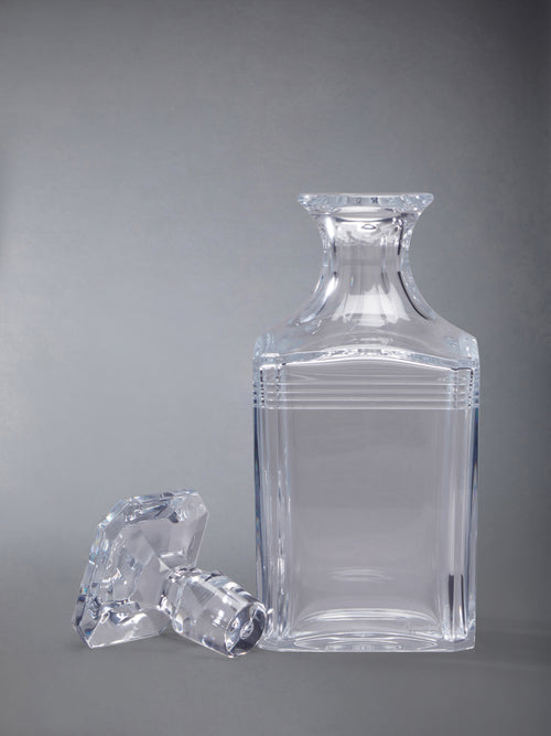 CRYSTAL 4-BAR BACCARAT WHISKEY CARAFE