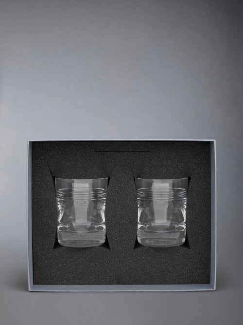 CRYSTAL 4-BAR BACCARAT WHISKEY GLASSES