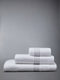 4-BAR FRETTE 3-PIECE TOWEL SET - WHITE